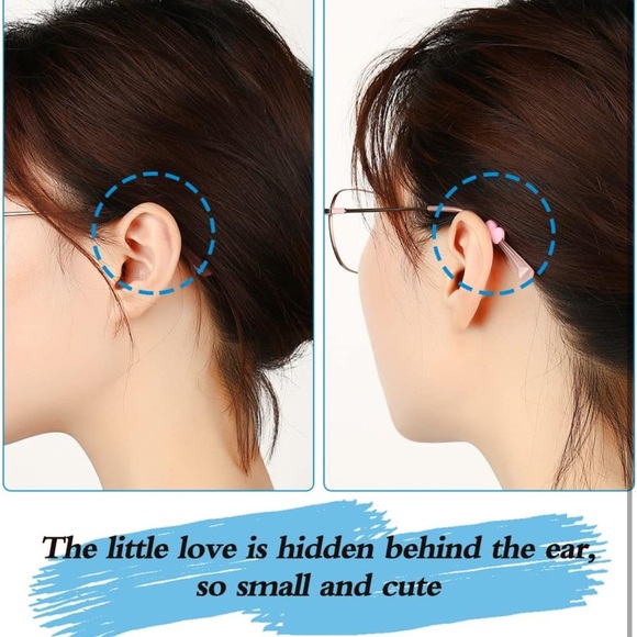 15 Pairs Silicone Eyeglasses Retainer Eyewear Ear Grip Hooks Anti-Slip Holder - Picture 5 of 7